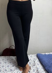 Black Flared Yoga Pants