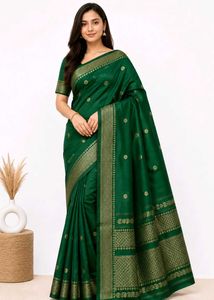 New Leaf Green Saree