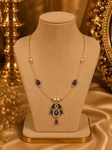 Elegant Amethyst &amp; Pearl Necklace