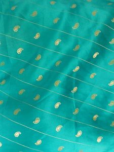 Green Satin  Poonam Saree