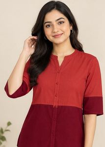 Stylish Color Block Kurta