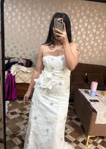 Elegant White Bridal Gown❤️🎀🧚🏻‍♀️