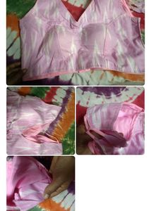 bord neck pad blouse