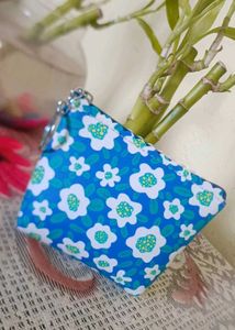 Cute Floral Keychain Coin Purse