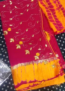 Festive Rose Saree💗