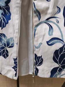 Chic Blue Floral Jacket