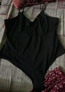 Sleek Black Bodysuit