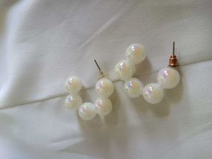 Iridescent Hoop Earrings