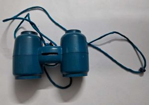 Kids Vintage blue toy binoculars