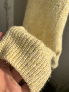 Stylish Yellow Knit Sweater