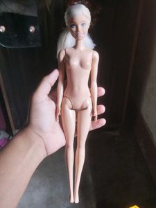 Barbie Doll with Pink Top &amp; Denim Skirt