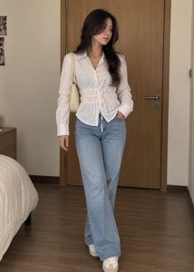 White Smocked Blouse
