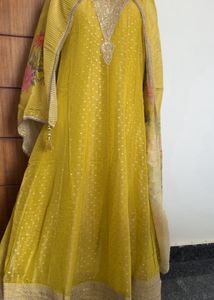 Elegant Yellow Kurta Set with Dupatta