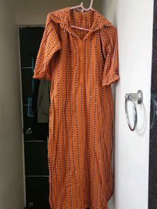 Striped Cotton Kurta Dress