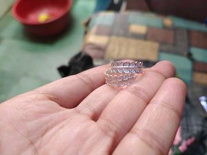 Intricate Silver Leaf Toe Ring