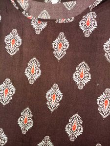 Patterned Casual Day Dress