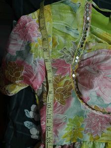 Beautiful Floral Kurta Set with Dupatta