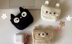 Cute Crochet Animal Pouches(1pc)