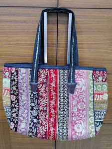 Embroidered Tote Bag