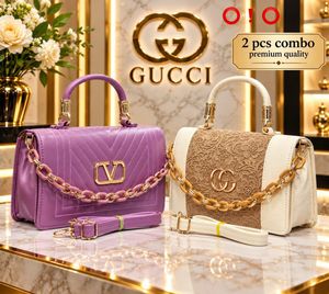 Designer Handbag Combo - 2 Pcs