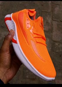 Orange Stylish Funky Super Designer Shoe For Men
