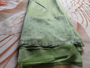 Elegant Light Green Saree