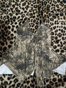 Boho Floral Print Halter Top