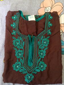 Embroidery Nighty Aviska Brand (New)