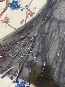 y2k beaded sheer dress