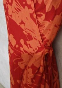Vibrant Floral Print Dress with Matching Cardigan