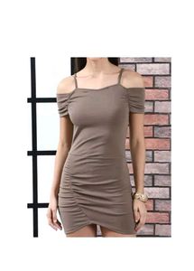 Off-Shoulder Bodycon Mini Dress