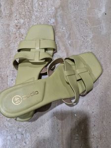 Stylish Square Toe Flat Sandals