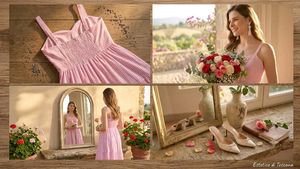 Cute Pink Striped Tiered Maxi Dress 😻👗