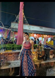Halter Neck Top garba outfit