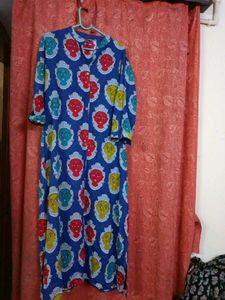 pure cotton kurta with sides pocket
