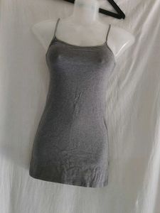 H&M Grey Spaghetti Strap Camisole Top