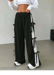 Y2k Streetwear Stylish Black &amp; White Cargo Pants