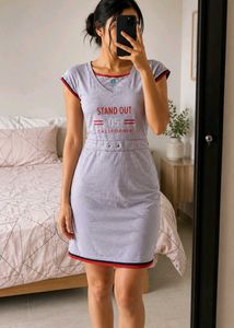 New women Graphic V-Neck tunic