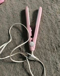 Mini Pink Hair Straightener