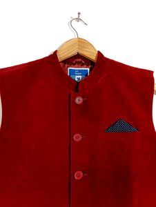 Deep Red Blazer (Boys)