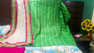 Green punjabi suit with Dupatta