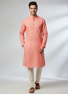 Mens Cotton  Full Sleeves Kurta
