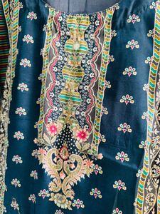 Royal delicate Embroidered Suit set with pallazo