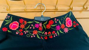 A Black High Waist Paint.