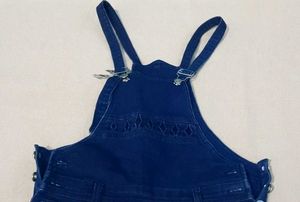 Y2k Blue Denim Dungaree