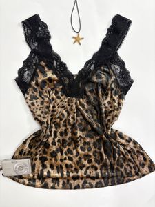 Leopard Lace top