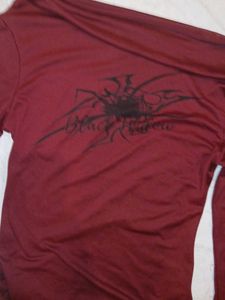 Gothic Spider Web Print Top
