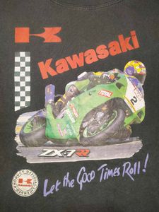 Kawasaki 'ZX-7R' Vintage Racing Motorcycle T-Shirt