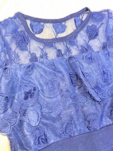 Blue Dress Mid Length