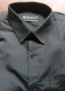 Men's Black Button-Down Shirt